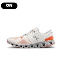 ราคา on cloud x 3 รองเท้าวิ่ง รองเท้าผ้าใบ รุ่นชาย และหญิง White gray ของแท้ 100 % (28431825684)