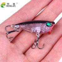 ราคา Hengjia 1PCS 4 ซม./3.2G Micro Fishing Lure Mini Topwater Popper Casting Bait Bass tackle Triple Hook ขายปลีกกล่อง (25539713880)