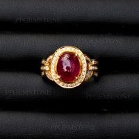 ราคา แหวนพลอยทับทิม(Natural Ruby) สีชมพูแดง จากประเทศโมซัมบิก ตัวเรือนเงินแท้ 92.5%ชุบทองคำขาว ไซส์นิ้ว 55 หรือเบอร์ 7 US (20373151730)