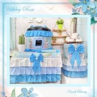 ราคา READY GKM Abbey Rose / Gallon Cover ตู้เย็น Magic Com Shabby Shabbychic ดอกไม้วินเทจ (12793209273)