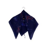 ราคา CHANEL Scarf Mademoiselle Silk Women Gray Patterned all over Direct from Japan Secondhand (29354426293)