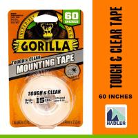 ราคา Gorilla 60" Tough & Clear Clear Clear Double-Sided Mounting Tape – ความแรงของอุตสาหกรรม, Weatherproof Bond (57708532355)