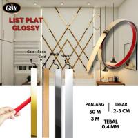 ราคา GOLD PLATE LIST ยาว 2CM & 3CM / ยาว 50M (INCLUDES ADHESIVE) (42129976576)