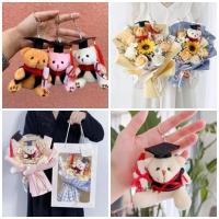 ราคา ดอกไม้โครเชต์ตุ๊กตาหมีตุ๊กตาช่อหมีหมอหมีพวงกุญแจช่อของขวัญรับปริญญา (49357083194)