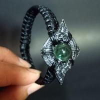 ราคา กำไลข้อมือเชือกเทียนถัก บ่วงนาคบาศประดับไหลน้ำพี้ (14239099152)