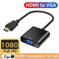 ราคา HDMI to VGA Converter สายจาก HDMI Adapter Cable Full HD 1080P สนับสนุน PS4 Xbox TV (25646599414)