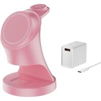 ราคา ที่ชาร์จไร้สาย,แท่นชาร์จไร้สายแบบแม่เหล็ก 3 ใน 1, แท่นชาร์จไร้สายแบบเร็วสําหรับ iPhone 17/16/15/14/13/12 Series, Apple Watch Series, AirPods Pro (50107743608)