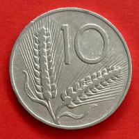 ราคา เหรียญอิตาลี Italy 10 lire ปี 1953 เหรียญต่างประเทศ (23441825890)