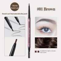 ราคา Maxfine 2-in-1 Waterproof Eyebrow & Eyeliner Pen Double-Head Long-Lasting Automatic With Brush Choice Official (44261114458)