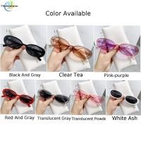 ราคา [THEBEST] แว่นกันแดดแฟชั่น Cat Eye กรอบวงรี UV400 Protection Unisex Retro Vintage (53457002515)