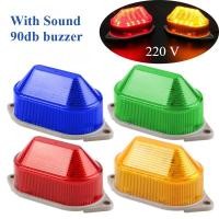 ราคา 220V LED ไฟแสดงสถานะ Strobe สัญญาณไฟเตือนโคมไฟกระพริบขนาดเล็ก Security Alarm พร้อมแม่เหล็ก (27714330879)