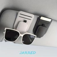 ราคา JARRED คลิปหนีบแว่นตารถยนต์แม่เหล็ก, ที่วางแว่นตาบังแดดรถยนต์หนัง PU สร้างสรรค์, คลิปแม่เหล็กขนาดกะทัดรัดแขวนมั่นคงที่วางแว่นกันแดดในรถยนต์แบบแฮนด์ฟรีที่เก็บรถ (45657908536)