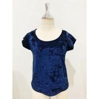 ราคา เสื้อยืดกำมะหยี่สีน้ำเงินเข้ม กลิตเตอร์ (9069558964)