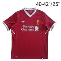 ราคา เสื้อบอลแท้เหย้า ปี 2017/18 มือสอง ป้ายคอไซส์ YXL วัดหน้าผ้าอก 40-42"ยาว 25" สภาพดีมาก (41179496089)