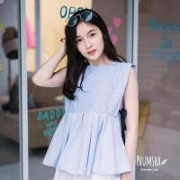 ราคา Numsha brand skyblue top (3605586396)