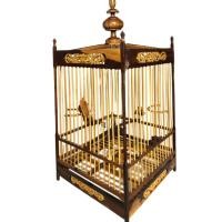 ราคา กรงนกกรงหัวจุก กรงนกไม้ขี้เหล็ก หัวรวบ 15 ซี่ กรงนกกรงหัวจุก มาใหม่ ราคาถูกพร้อมหัวกรงนก (13898889967)