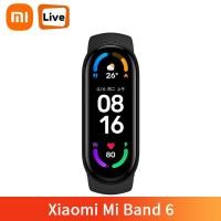 ราคา Multi-language Xiaomi Mi Band 6 Smart Bracelet 1.56"AMOLED Screen miBand 6 Heart Rate Fitness Traker Bluetooth 5ATM (20343601591)