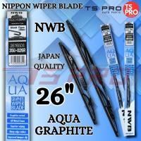 ราคา NWB (ใบปัดน้ําฝน Nippon) ใบปัดน้ําฝน Aqua Graphite 26" (40219759772)