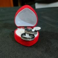 ราคา แหวนแต่งงานเหรียญได้2ชิ้นและฟรีแหวนรักชุบทอง24เคกล่อง (46206210369)