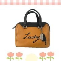 ราคา กระเป๋า COACH ทรงหมอน สีเหลืองมัสตาร์ด(มือสอง) (29053037805)