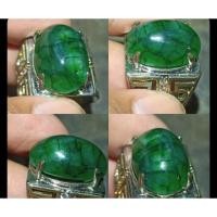 ราคา HIJAU เครื่องชั่งมังกรเขียวธรรมชาติ (พันหัก) 20x14.6x8.3mm super 7 แหวนไทเทเนียม Rp26,000 (25365561664)
