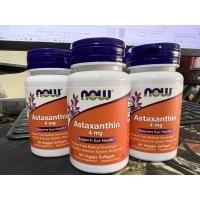 ราคา Now Foods, Astaxanthin แอสตาแซนทิน 4 mg, 60 เม็ด Veggie Softgels (18152961512)