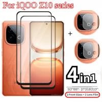 ราคา 4in1 กระจกนิรภัยสําหรับ Vivo iQOO Z10 Turbo Plus Pro NEO 10 Z10X 5G 2025 ป้องกันหน้าจอฟิล์มกล้องเลนส์ป้องกันฟิล์ม IQ 210 NEO10 Z10Turbo + (28987277789)