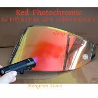 ราคา Red Photochromic Visor for AGV PISTA GP RR GP R CORSA R RACE 3 Helmet Lens Shield Windshield Screen (55554007262)