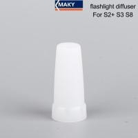 ราคา MAKY Max เส้นผ่านศูนย์กลางภายใน 24.5 มม. ไฟฉาย ดิฟฟิวเซอร์ (สีขาว) สําหรับ Convoy S2 S3 S4 S5 S6 S7 S8 ไฟฉาย TH (49358117532)
