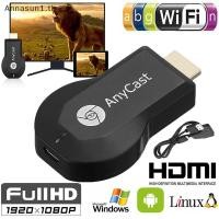 ราคา Annasun AnyCast M12 Plus ตัวรับสัญญาณ WiFi Airplay Display Miracast TV DLNA 1080P TH (25114578599)