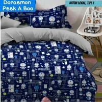 ราคา Katun LOKAL ผ้าคลุมเตียง Only Local Cotton Doraemon Double Size (3982571922)