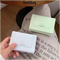ราคา กระเป๋าสตางค์หนังPUBowknot สำหรับผู้หญิง ทรงสั้น ใส่บัตรได้เยอะ (43312763114)