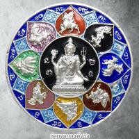 ราคา จตุคามรามเทพ รุ่น อุดมโภคทรัพย์ เนื้อเงินลงยาราชาวดี วัดพุทไธศวรรย์ อ.เมือง จ.อยุธยา ปี 2549 (25496529003)