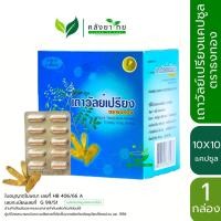 ราคา [กล่อง] แคปซูลเถาวัลย์เปรียง เถาวัลย์เปรียง ตราธงทอง ธงทองโอสถ ขนาดบรรจุ 10 แผง 100 แคปซูล (23614237400)