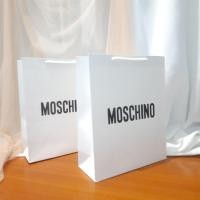ราคา ถุงกระดาษ Moschino สําหรับเสื้อยืดมีฮู้ดและถุงกระดาษห่อของขวัญ Branded (9828628249)