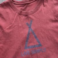 ราคา เสื้อยืด Patagonia / live simply tee Size M-ของมือสอง (28272542199)