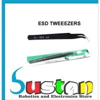 ราคา VENTUS ESD-15 มุมขวามุมสแตนเลส TWEEZERS ESD 15 เทป TWEEZERRS (41655723003)