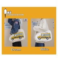 ราคา กระเป๋าผ้าแคนวาส ทรงรูปรถ Snoopy กระดุมแม่เหล็กอย่างดี (56358490308)
