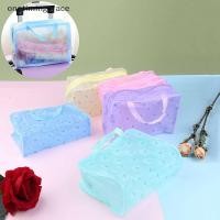 ราคา Onetiminggrace พลาสติกใส PVC Travel Makeup Bag เครื่องสําอางแป้ง Zip Bag Pouch OMA (42979844917)