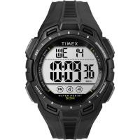 ราคา Timex Uni Digital 43mm Watch, Black/Black/White Digital, Modern (28444397685)