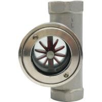 ราคา 1/4" 3/8" 1/2" 3/4" 1" 2" BSPT ด้ายหญิง 304 สแตนเลสหน้าต่าง Sight Glass Flow Indicator พร้อมใบพัด (43165657823)