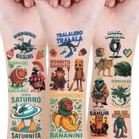ราคา สติกเกอร์ Temporary Tattoo Italian Brainrot 42 ชิ้น พร้อมใช้งานสำหรับงานปาร์ตี้และรางวัลโรงเรียน (57207493528)