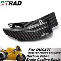 ราคา For DUCATI MONSTER 750/D/S 999/S/D/M 2000-2002 Carbon Fiber Brake Air Ducts Cooling System Caliper (45406899439)