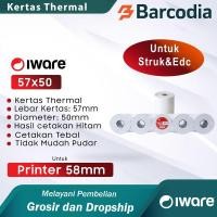 ราคา กระดาษเทอร์มอล Barcodia 58 มม. 57x50 ม้วน Iware (51952180239)