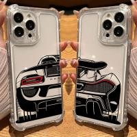 ราคา Porsche McLaren Ferrari Lineรถสปอร์ตเคสซิลิโคนใสสําหรับiPhone 17Air 17 16e 16 15 14 13 12 11 Pro Max Air Plusปกอ่อนTPUกันกระแทกเคสโทรศัพท์ (43779508556)
