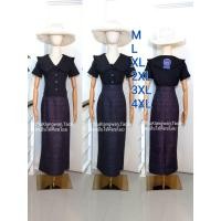 ราคา เสื้อ+ผ้าถุง+เข็มกลัดสีดำ ป้ายCLTชลิตา (มือ1ทุกแบบ) ชุดเข้าวัดทำบุญ ชุดเข้าเซท เสื้อผ้างานป้าย (5795519341)