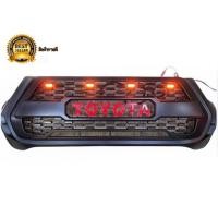 ราคา โปรแรง กระจังหน้าแต่ง มีไฟ โตโยต้า รีโว่ ปี 2020 2021 2022 ตัวหนังสือสีแดง FRONT GRILL TOYOTA REVO 2020 2021 2022 (51000256289)