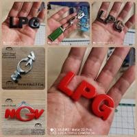 ราคา ส่งจากกรุงเทพ โลโก้ LPG และ NGV ติดท้ายรถ มีหลายขนาด บรรจุ1อัน (24516575387)
