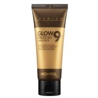 ราคา MEDIPEEL Glow9 24K Gold Mask Pack 100 ml. มาส์กหน้าทองคำ 24K ชนิดลอกออก (24713480082)