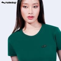 ราคา Rudedog เสื้อคอกลม ชาย หญิง สีเขียวแก่ รุ่น Power (ราคาต่อตัว) (48756540923)